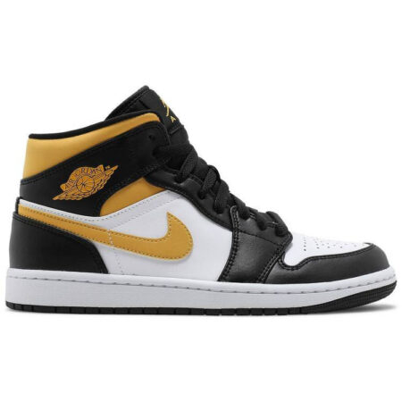 Air Jordan 1 Mid 'Black University Gold' 554724-177