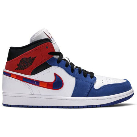 Air Jordan 1 Mid 'Multicolored Swoosh' 852542-146