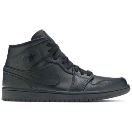 Air Jordan 1 Mid 'Triple Black' 554724-091