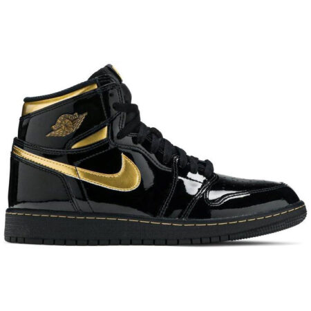 Air Jordan 1 Retro High OG GS 'Black Metallic Gold' 575441-032