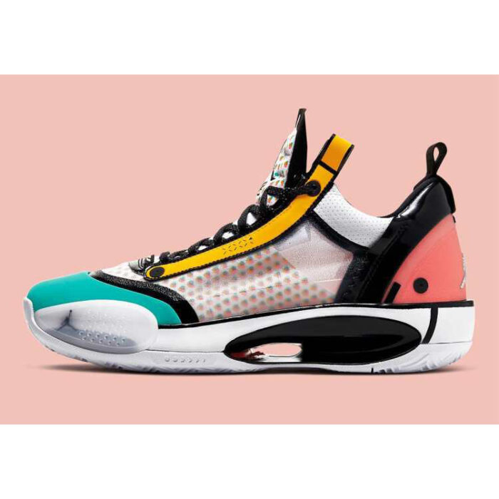 Air Jordan 34 Low Guo Ailun CZ7748 100 2