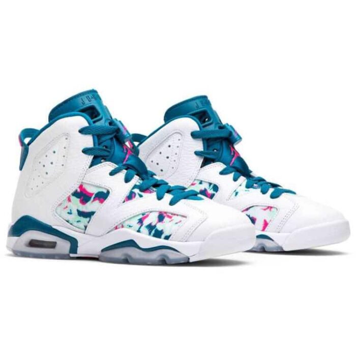 Air Jordan 6 Retro GS Green Abyss 543390 153 2