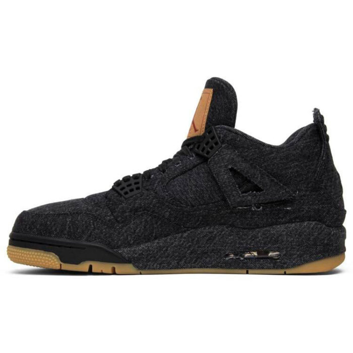 Levis x Air Jordan 4 Retro Black Denim AO2571 001 1