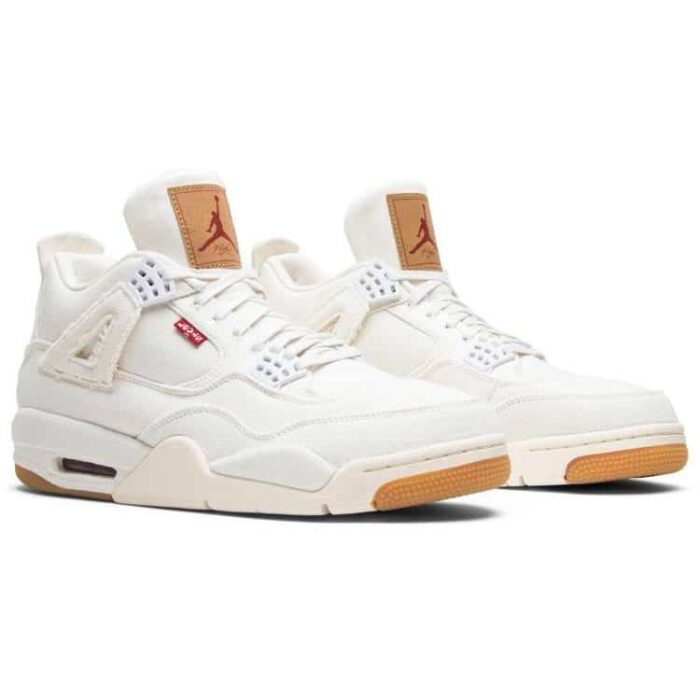 Levis x Air Jordan 4 Retro White Denim AO2571 100 2