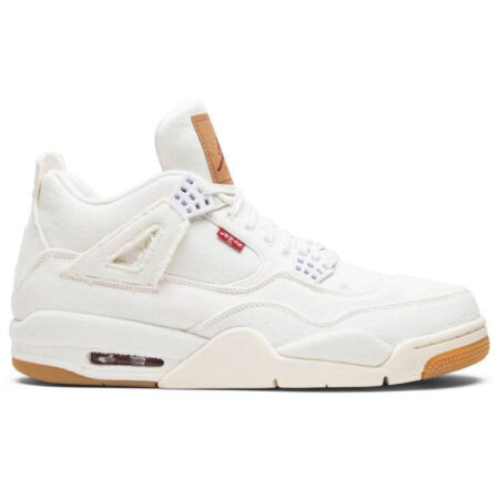 Levi's x Air Jordan 4 Retro 'White Denim' AO2571-100