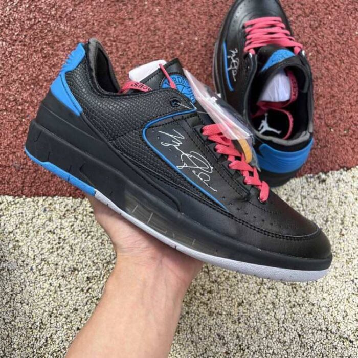 Off White x Air Jordan 2 Retro Low SP Black Royal DJ4375 004 2