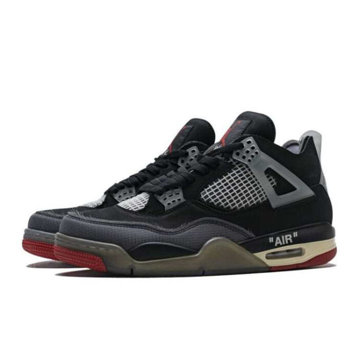 Off White x Air Jordan 4 Retro CV9388 001 2