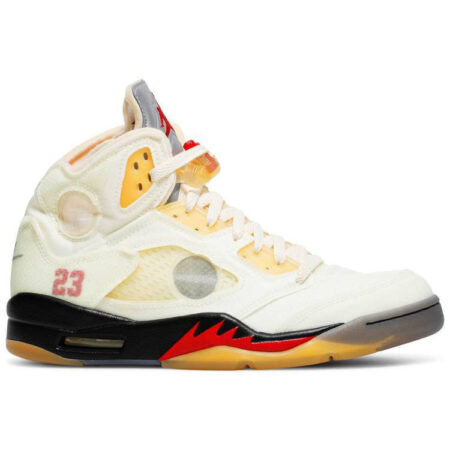 Off-White x Air Jordan 5 Retro SP 'Sail' DH8565-100