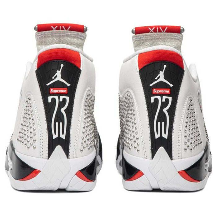 Supreme x Air Jordan 14 Retro White BV7630 106 3