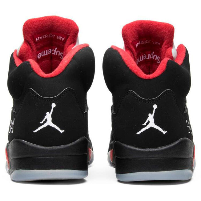 Supreme x Air Jordan 5 Retro Black 824371 001 3