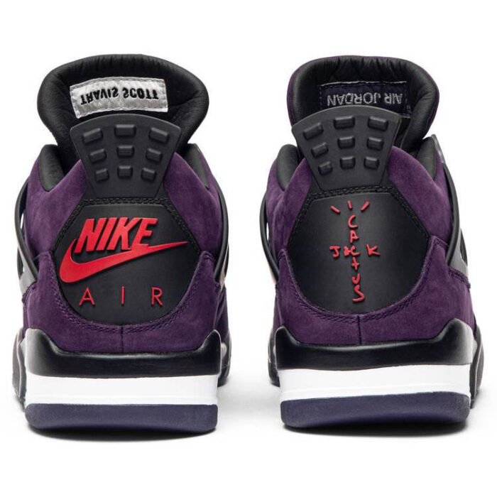 Travis Scott x Air Jordan 4 Retro Purple Suede – White Midsole AJ4 766302 3