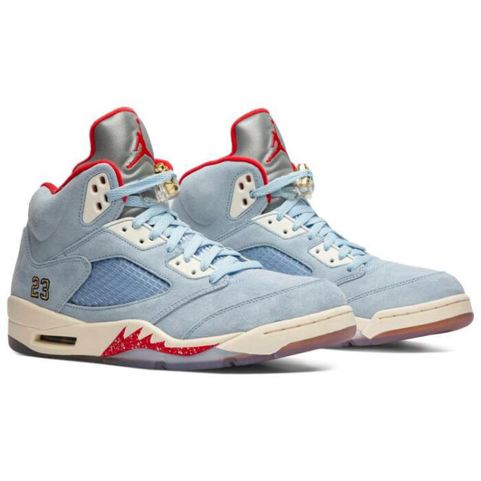 Trophy Room x Air Jordan 5 Retro Ice Blue CI1899 400 2