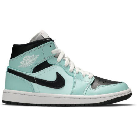 Wmns Air Jordan 1 Mid 'Aqua Black' BQ6472-300