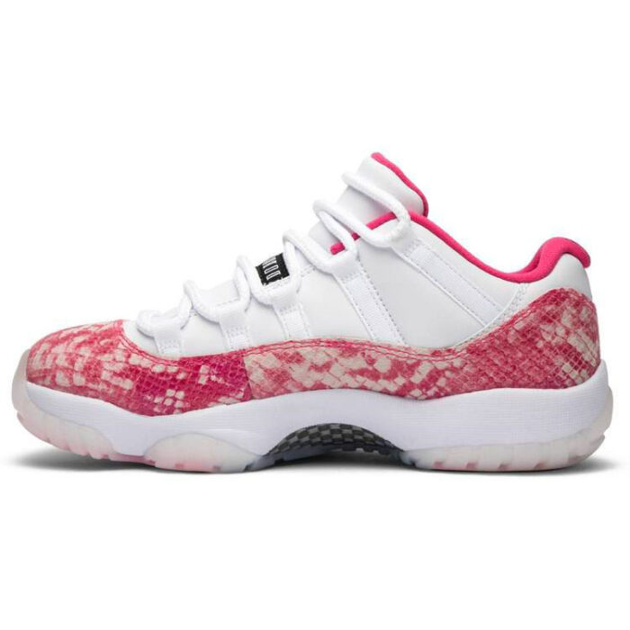 Wmns Air Jordan 11 Retro Low Pink Snakeskin AH7860 106 1