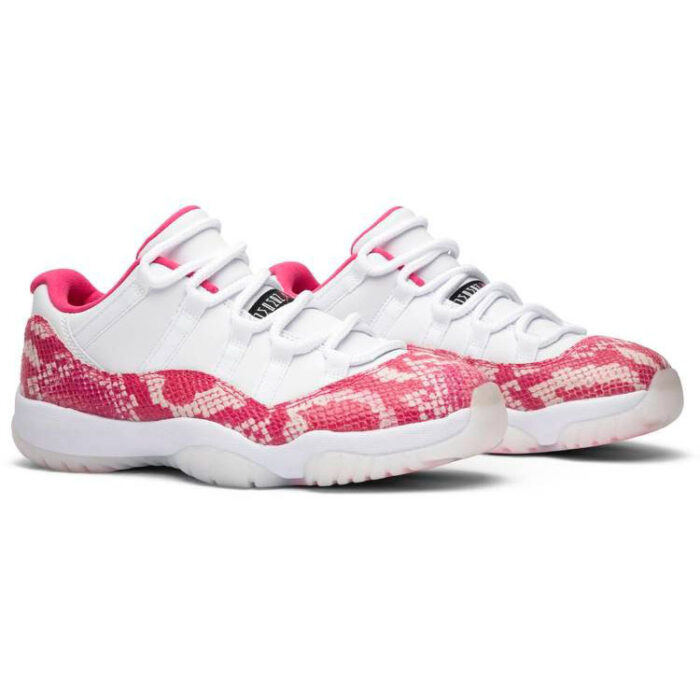 Wmns Air Jordan 11 Retro Low Pink Snakeskin AH7860 106 4