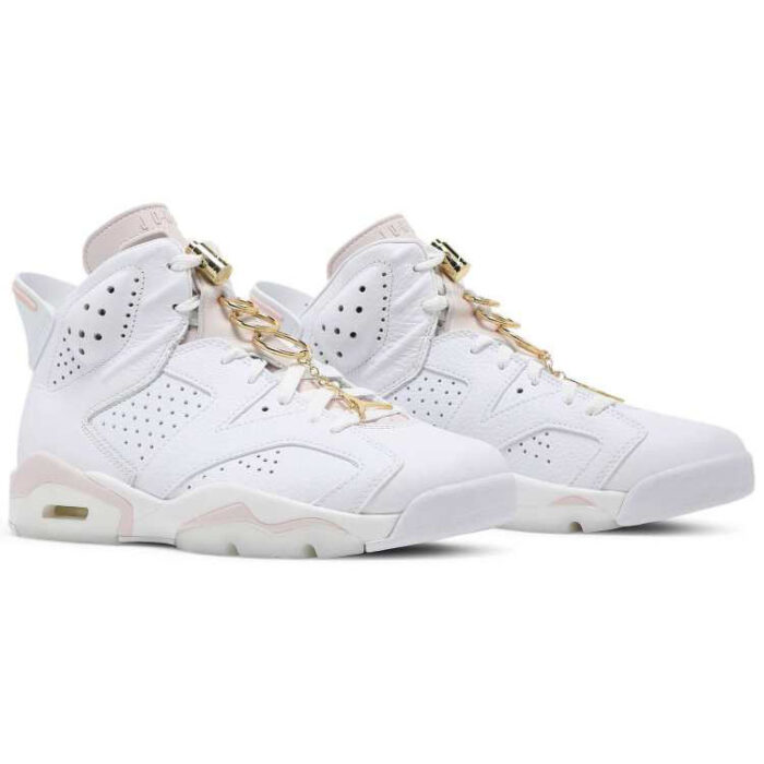 Wmns Air Jordan 6 Retro Gold Hoops DH9696 100 2